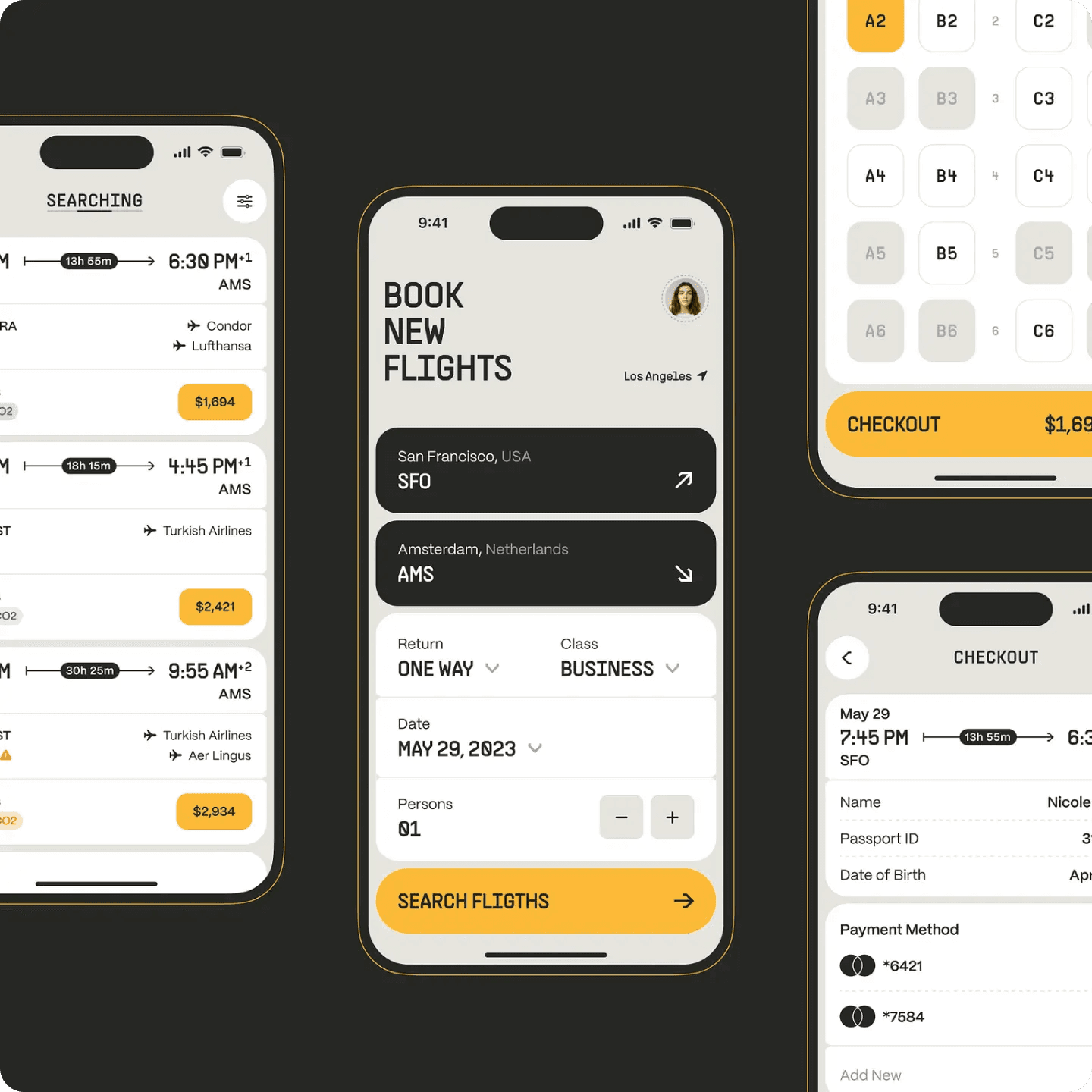 Flight Tickets Booking Mobile App