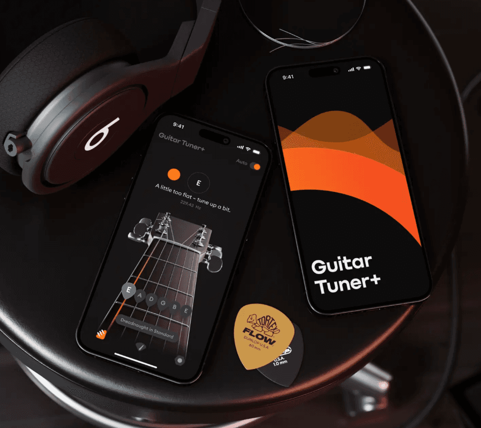 Designed and built a prolific string instruments tuning app